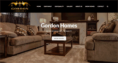 Desktop Screenshot of gordonhomes.ca